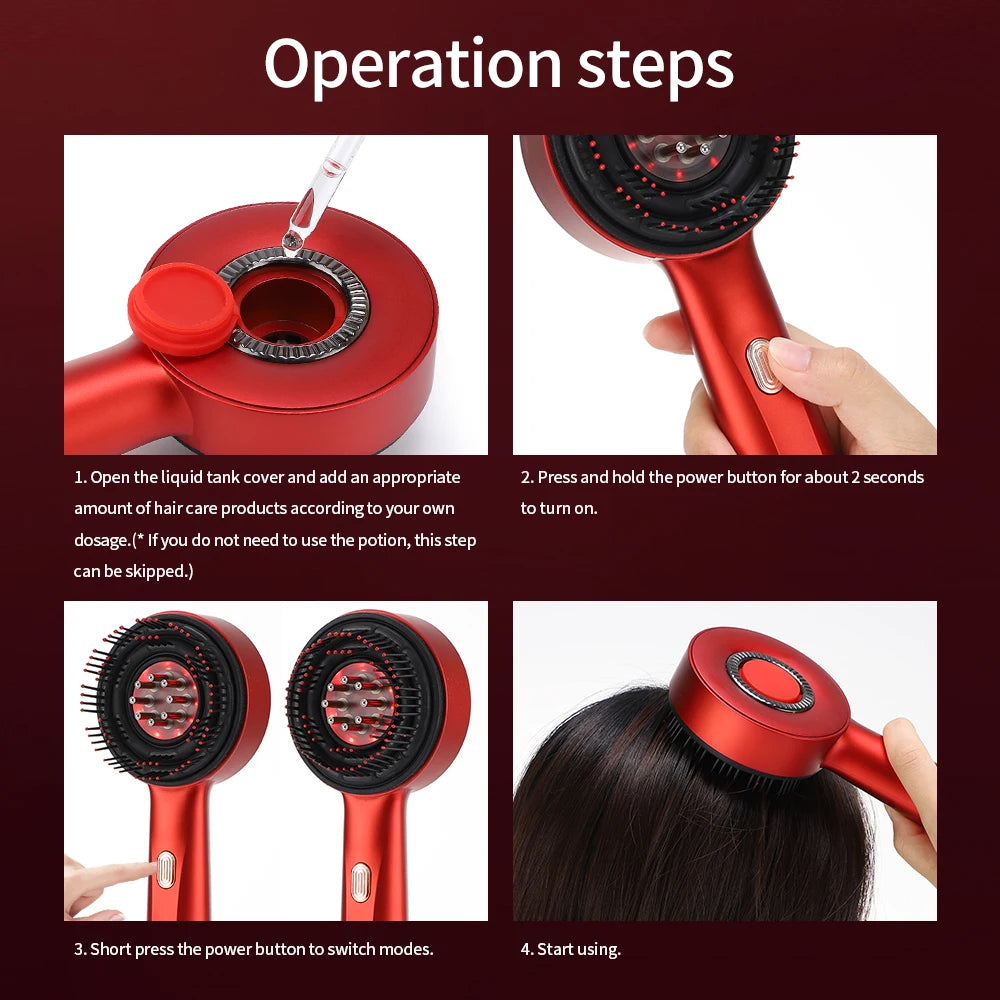 Electric Scalp Massager - Relaxation & Hair Growth Boost